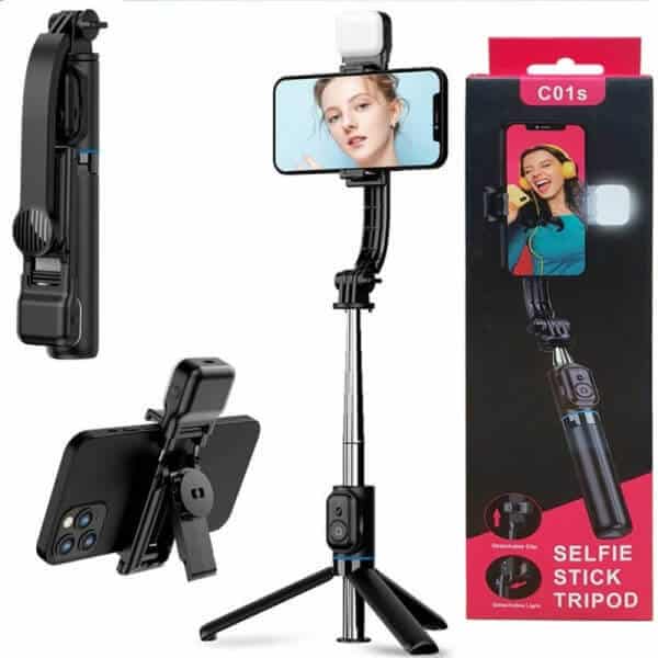 New Selfie Stick Tripod, Detachable Phone Bracket Monopod with Wireless Bluetooth Remote (8) New Selfie Stick Tripod, Detachable Phone Bracket Monopod with Wireless Bluetooth Remote (8)